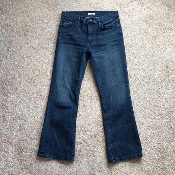 ABLE Jeans The Kick Flare Crop - Picture 1 of 4